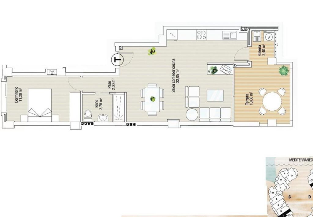 Appartement te koop in 